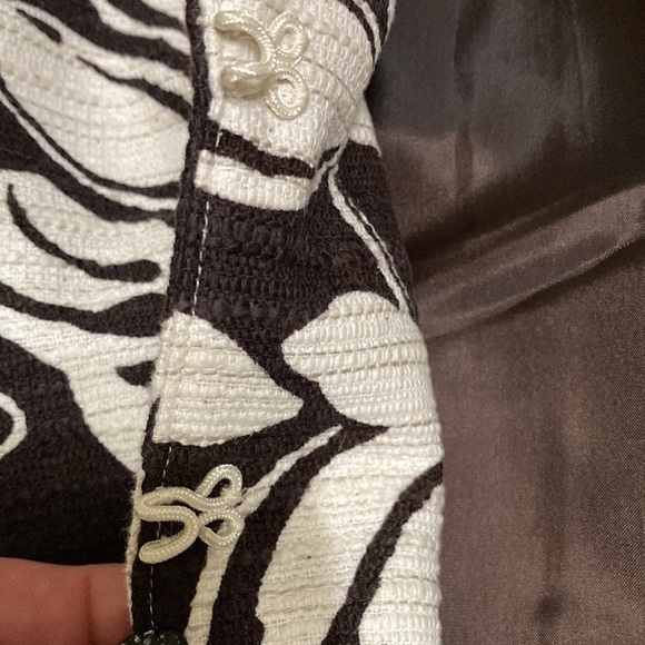 Talbots cotton linen blend blazer size 10 - Picture 4 of 11